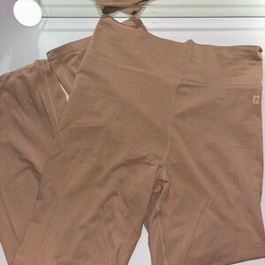 PINK Victoria's Secret Tan Wide leg Leggings